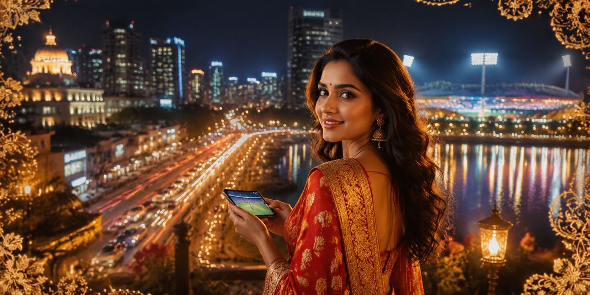 Bangalore cricket betting scene with model