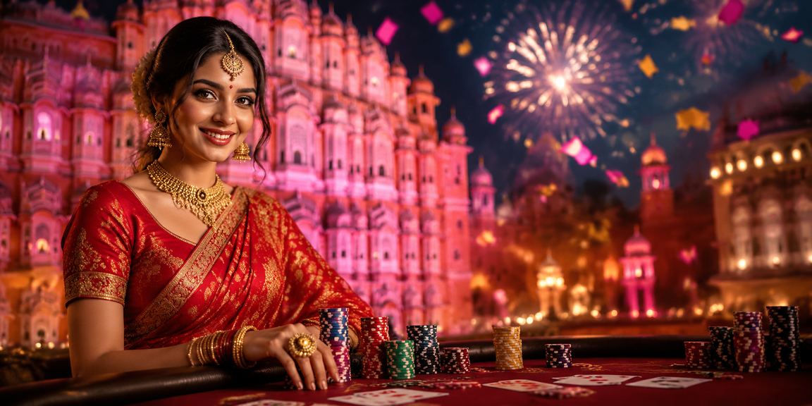 Jaipur player playing online gambling games including slots and poker