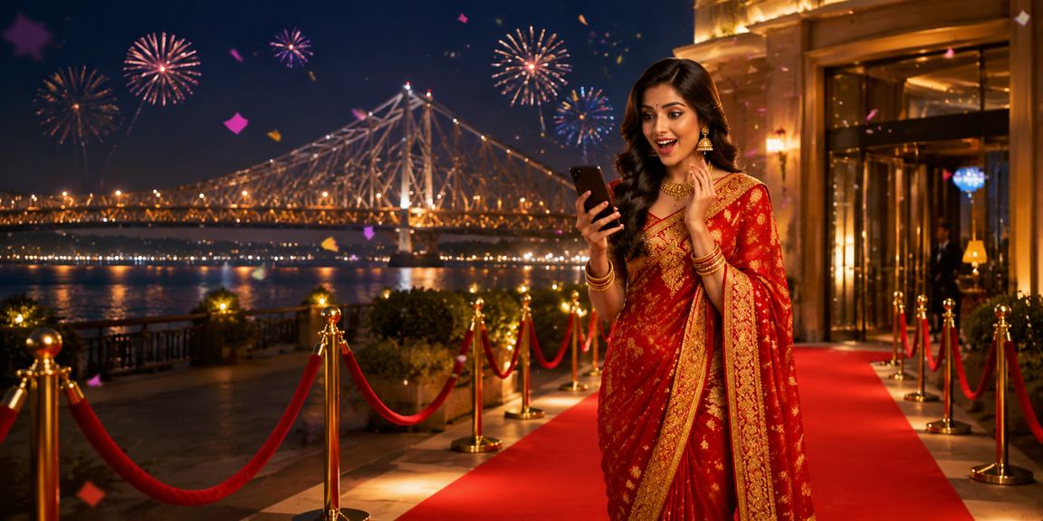 Kolkata player enjoying live dealer casino games on mobile